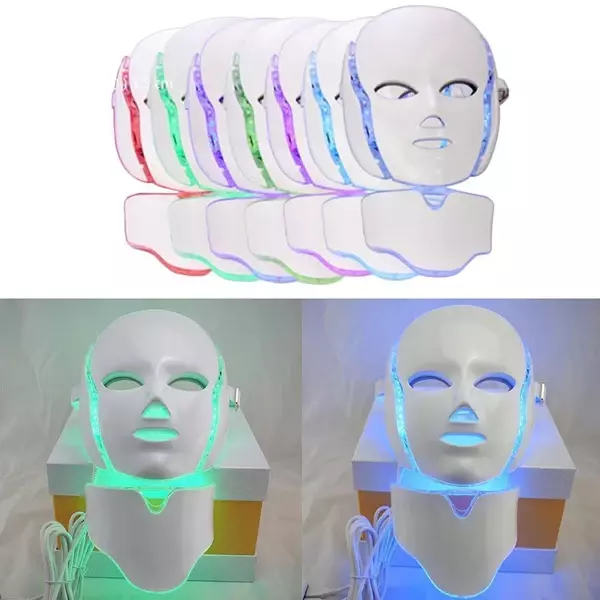 Mascara Led c/cuello, Antiarrugas, acné, líneas de expresión, manchas, etc-3
