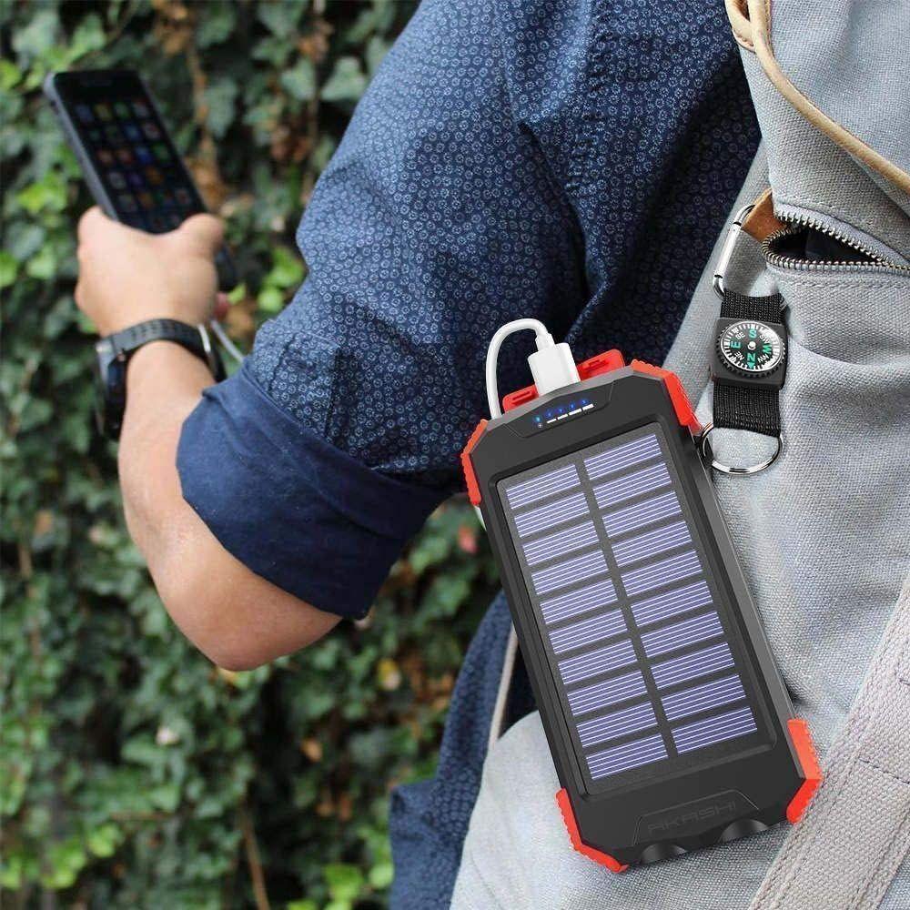 Bateria Solar Portatil 12.000 MH-0