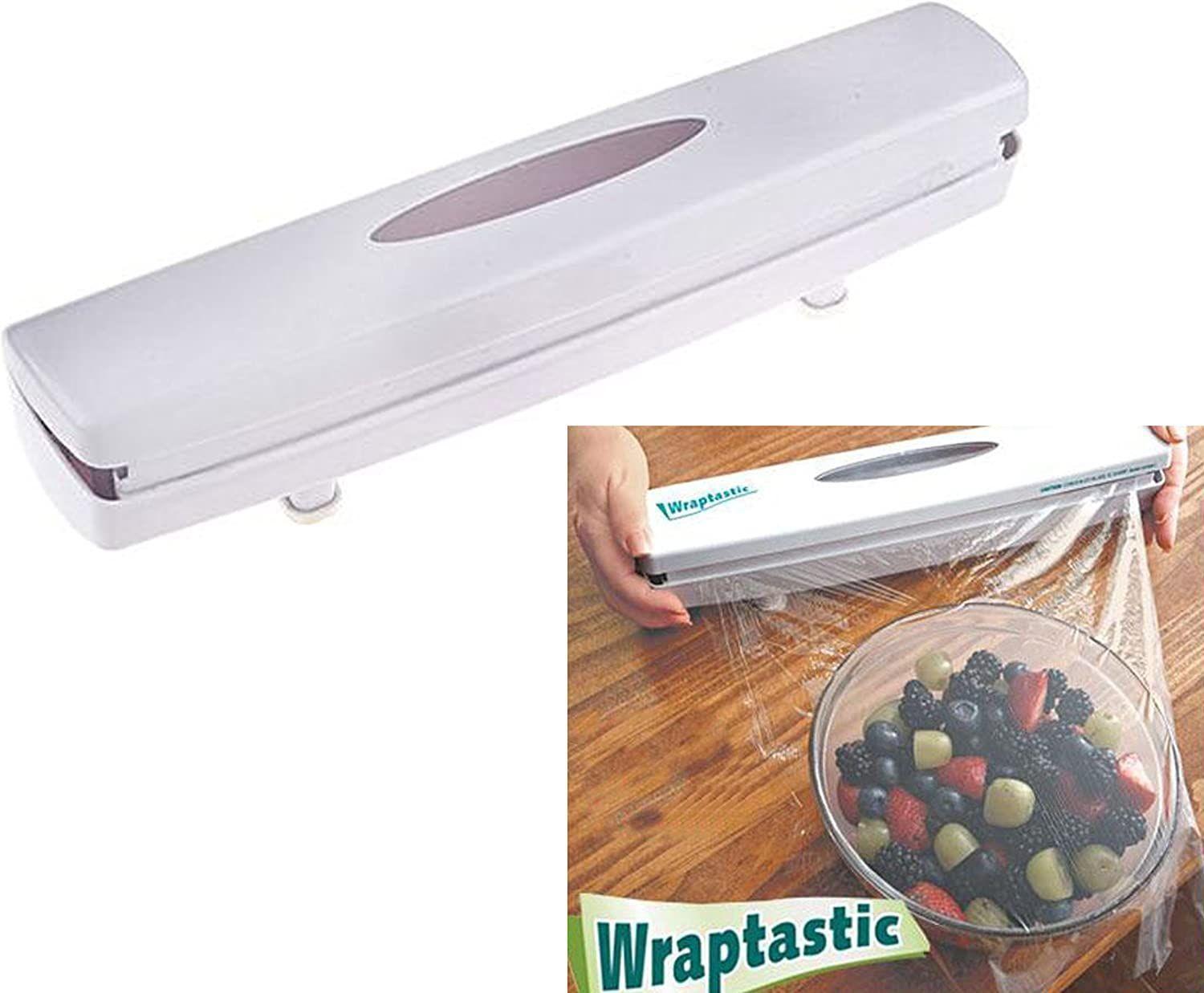 Dispensador Y Cortador De Film Plástico O Alusa Con Ventosas-2