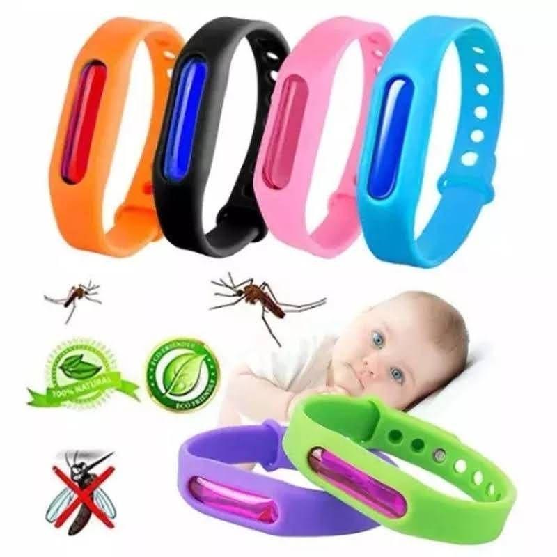 Set de 4 Pulseras Repelente de Moquitos y Zancudos-1