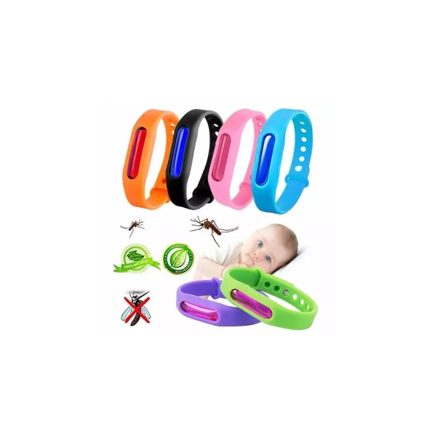 Set de 4 Pulseras Repelente de Moquitos y Zancudos-4