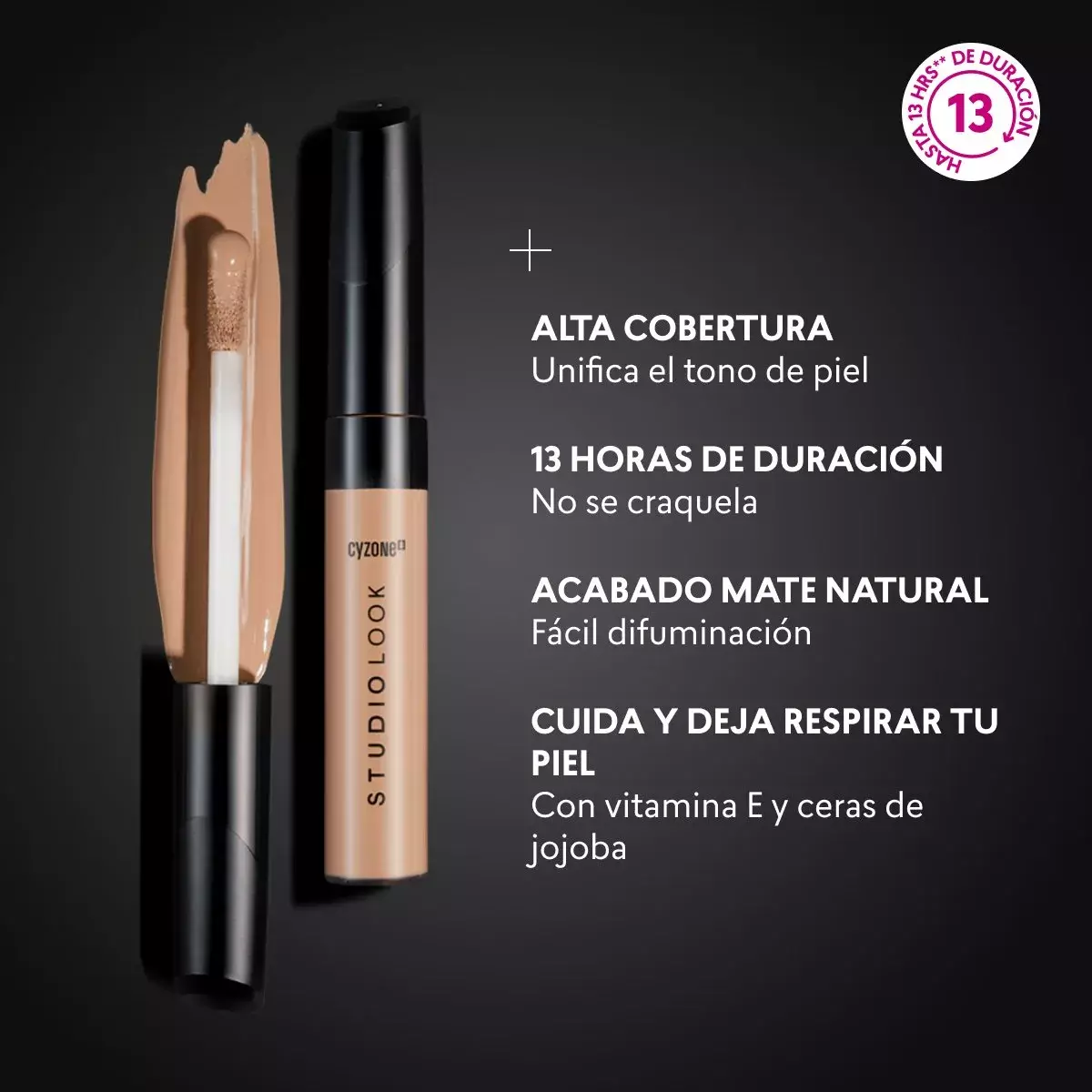 Corrector De Maquillaje Studio Look -3