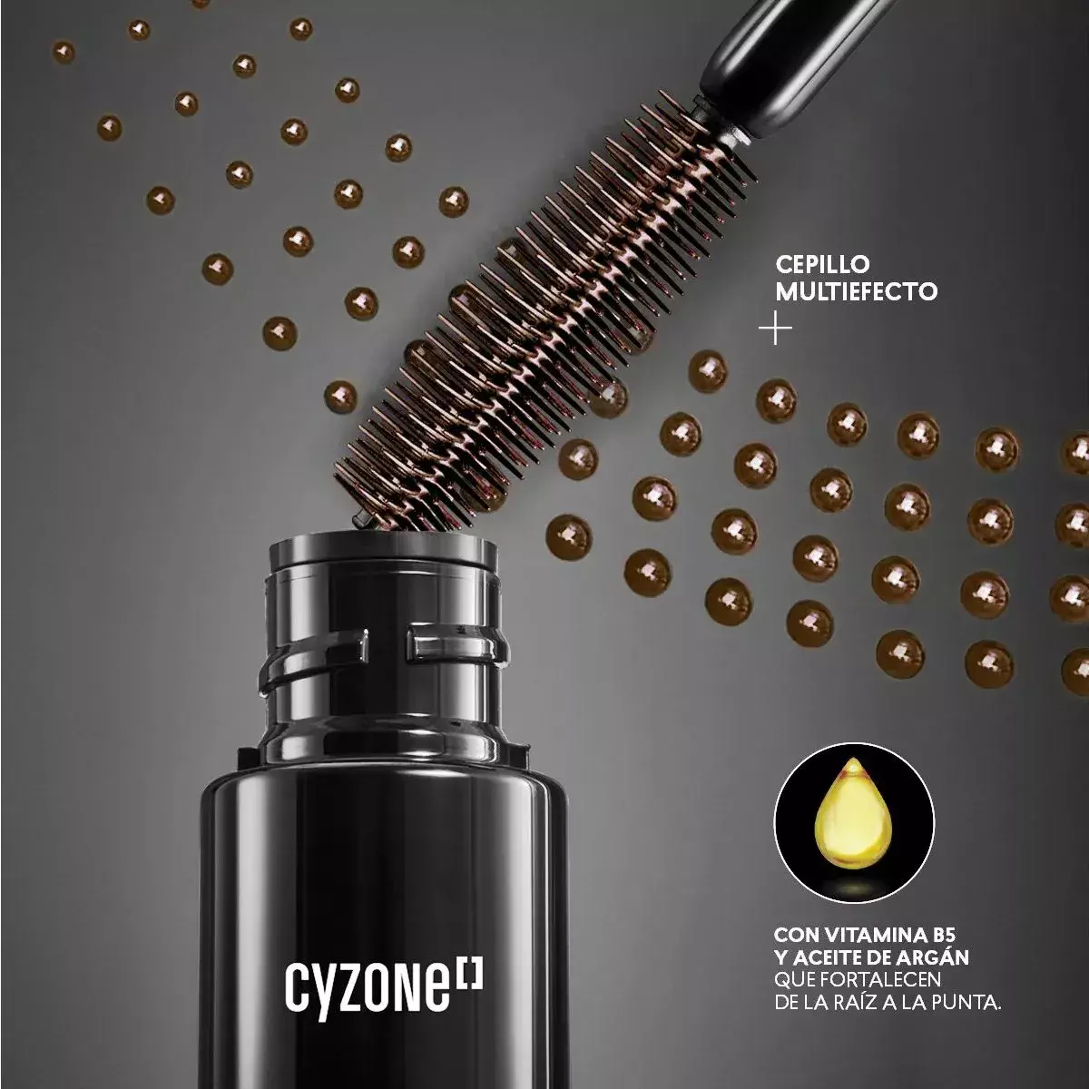 Mascara De Pestañas Magnetic Lash Studio Look Color Brown-2