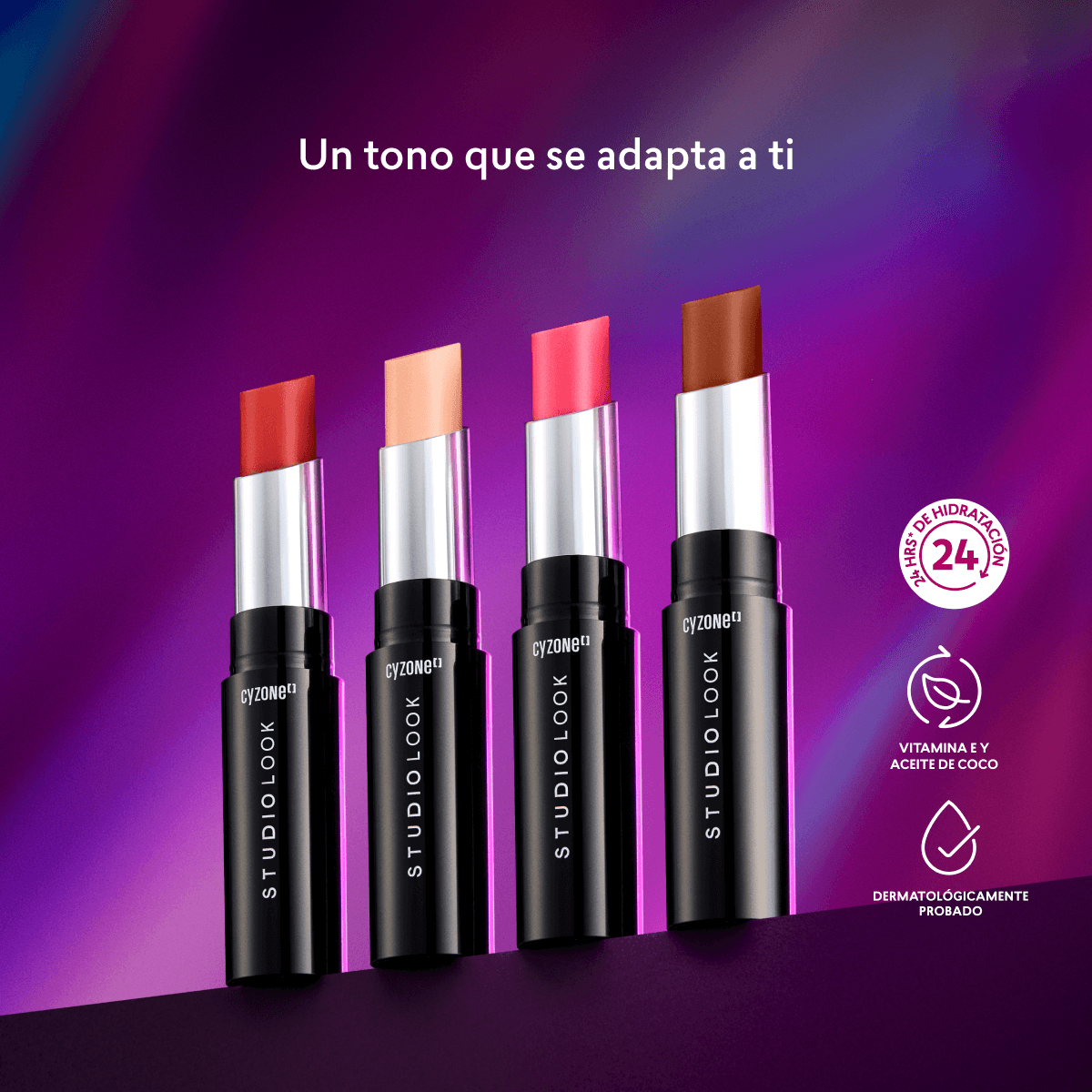 Labial Hidratante Lip Balm Studio Look Magic Rer 3gr-3