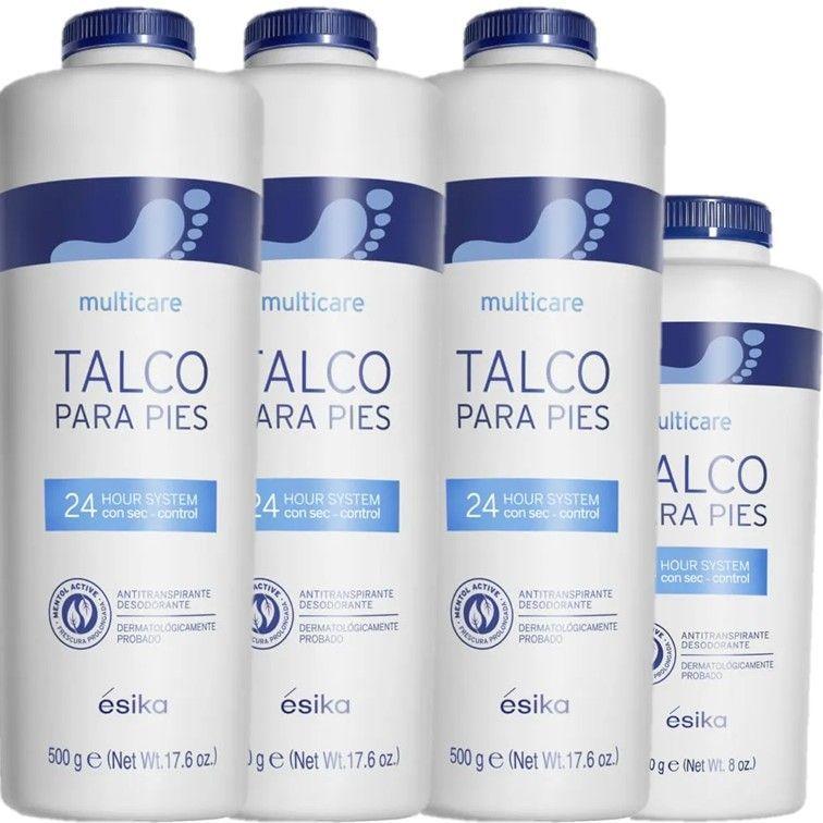 Talco Para Pies Multicare 3 Un 500gr + 1 Un 230 Gr-0