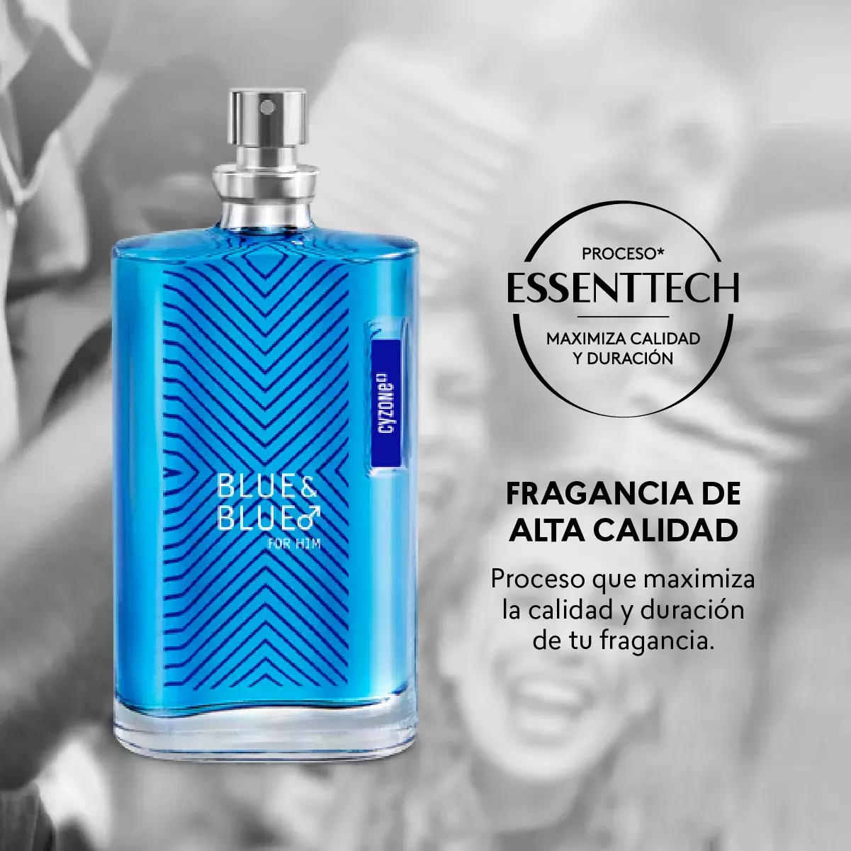 Perfume de Hombre Blue & Blue For Him, 75 ml-1