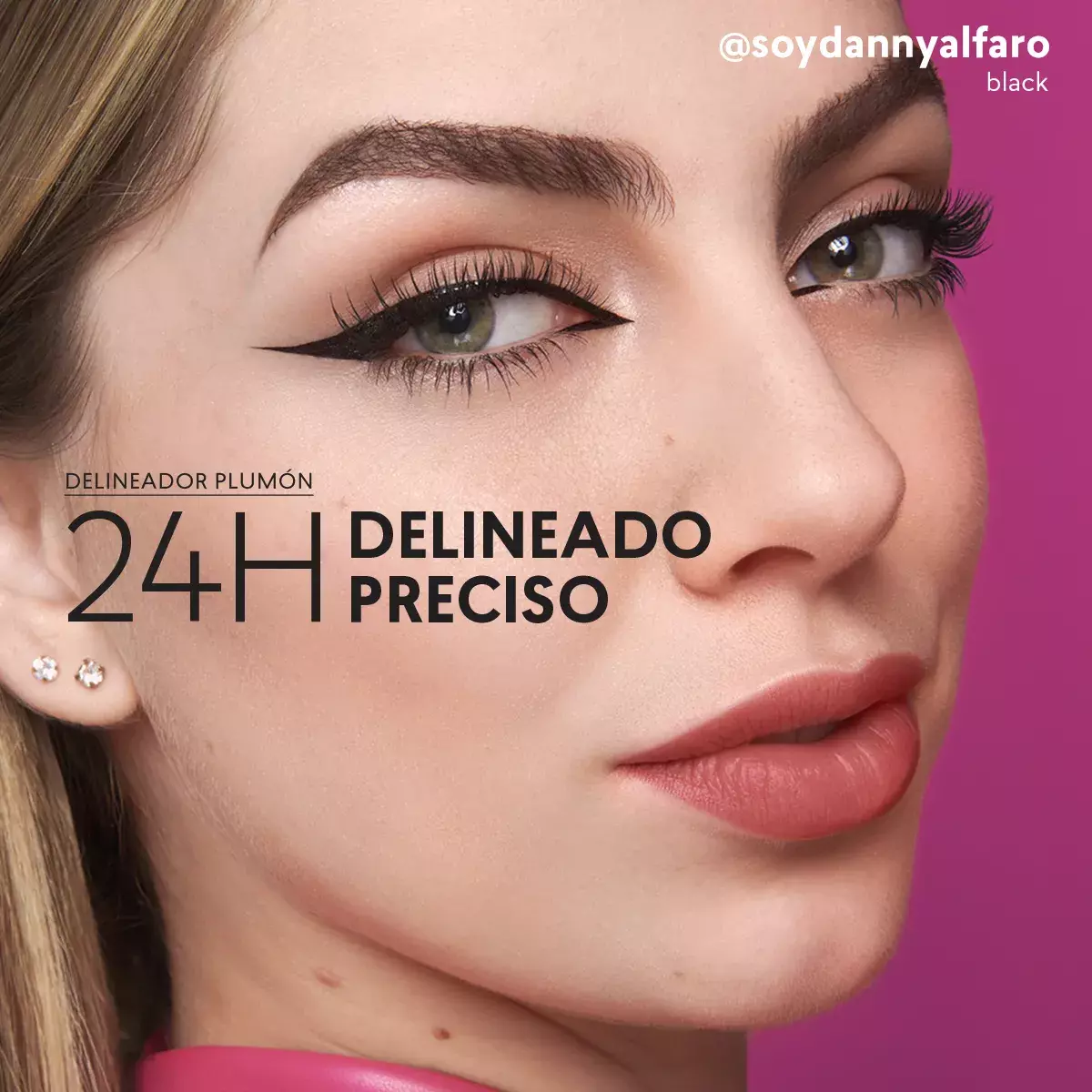 Delineador De Ojos punta Plumon Studio Look -3