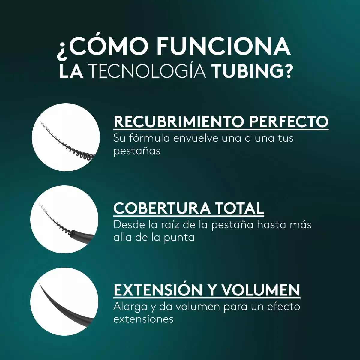 Máscara de Pestañas Mega Tubing Extensions -3