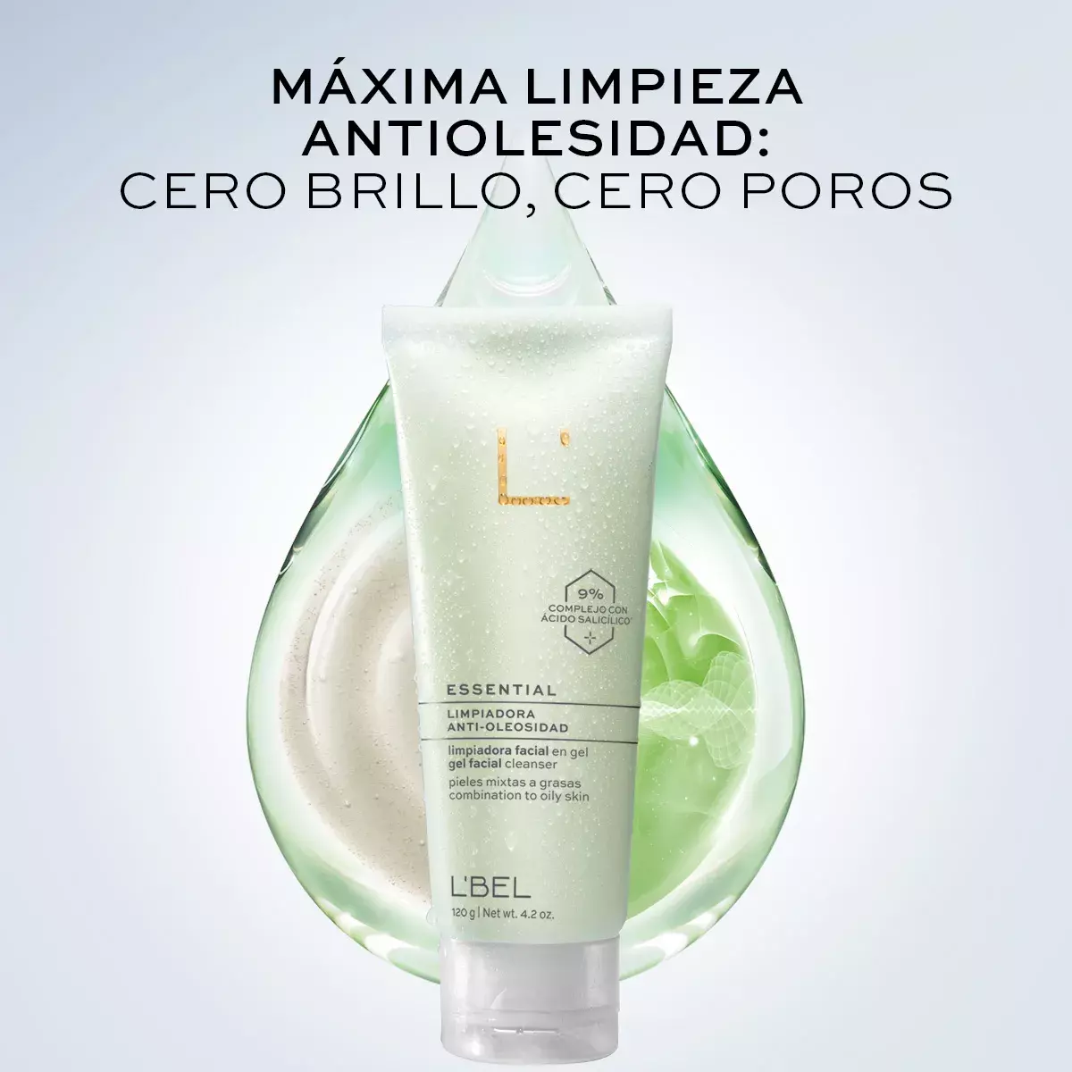Limpiadora Facial Antioleosidad para Piel Mixta O Grasa -2