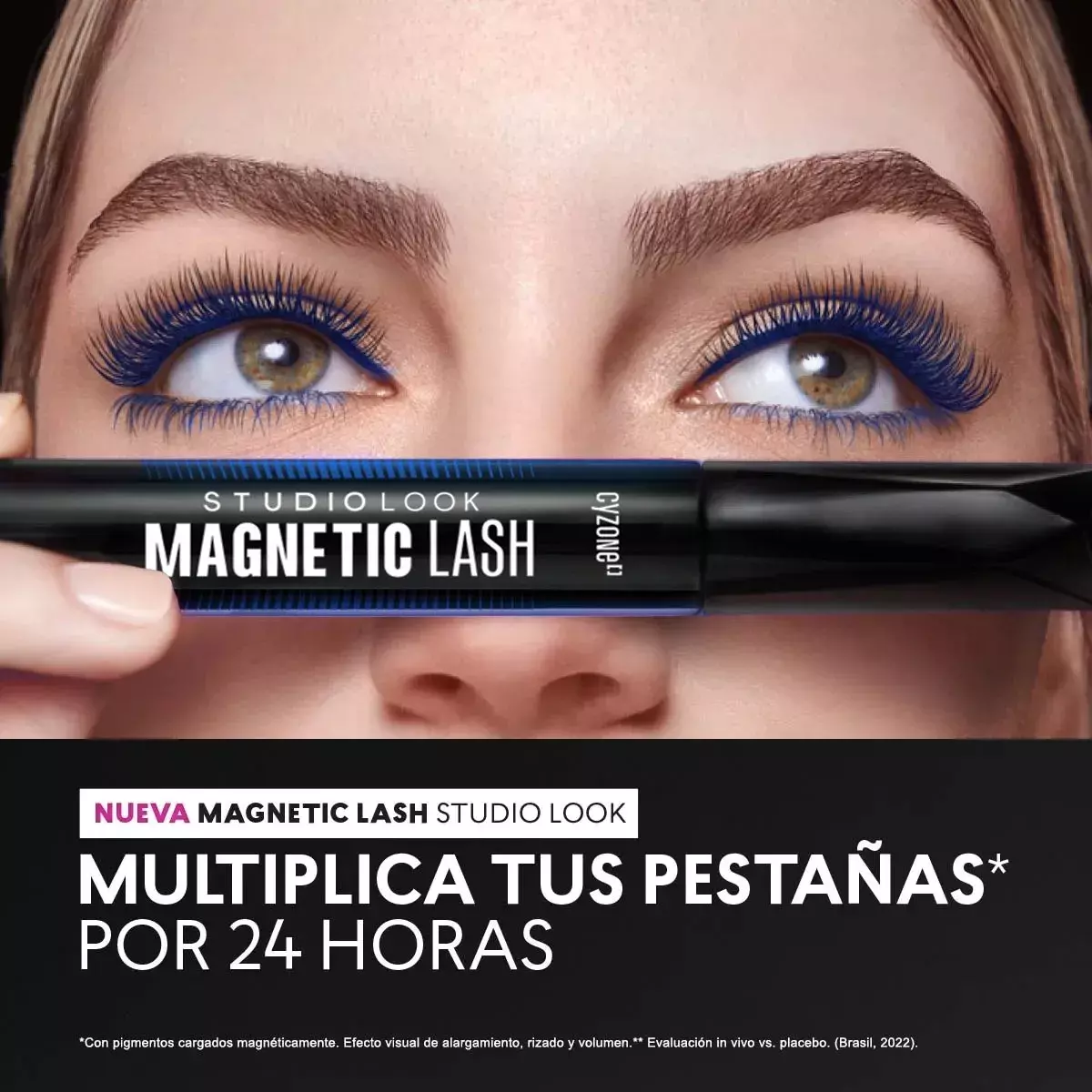 Máscara de Pestañas Magnetic Lash Studio Look color azul-3