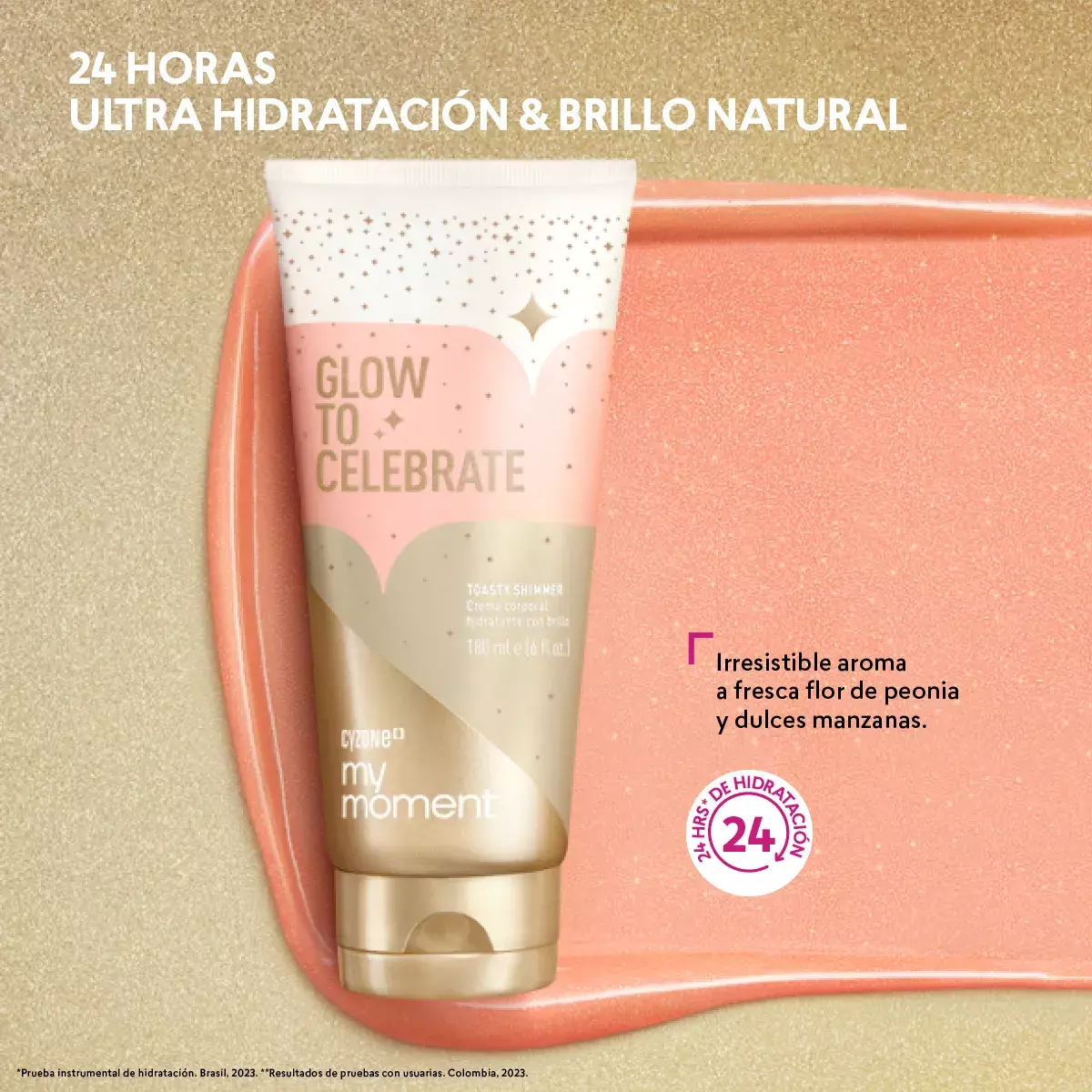 Crema Hidratante Con Brillo Glow to Celebrate edicion limitada-2