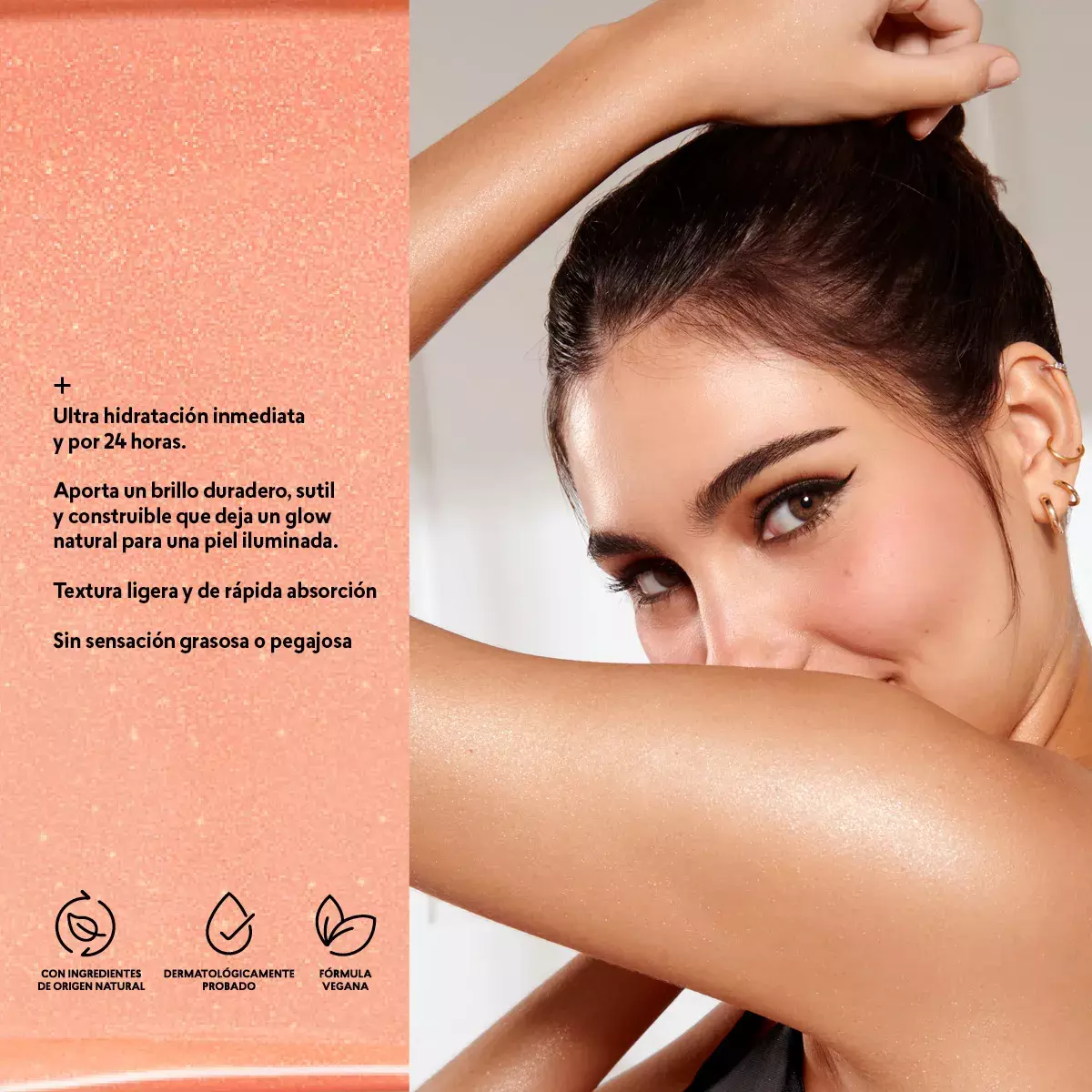 Crema Hidratante Con Brillo Glow to Celebrate edicion limitada-3