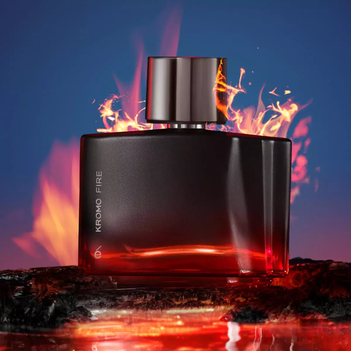 Ser Perfumes Masculinos Kromo Fire y Kromo Black 90 ml-5