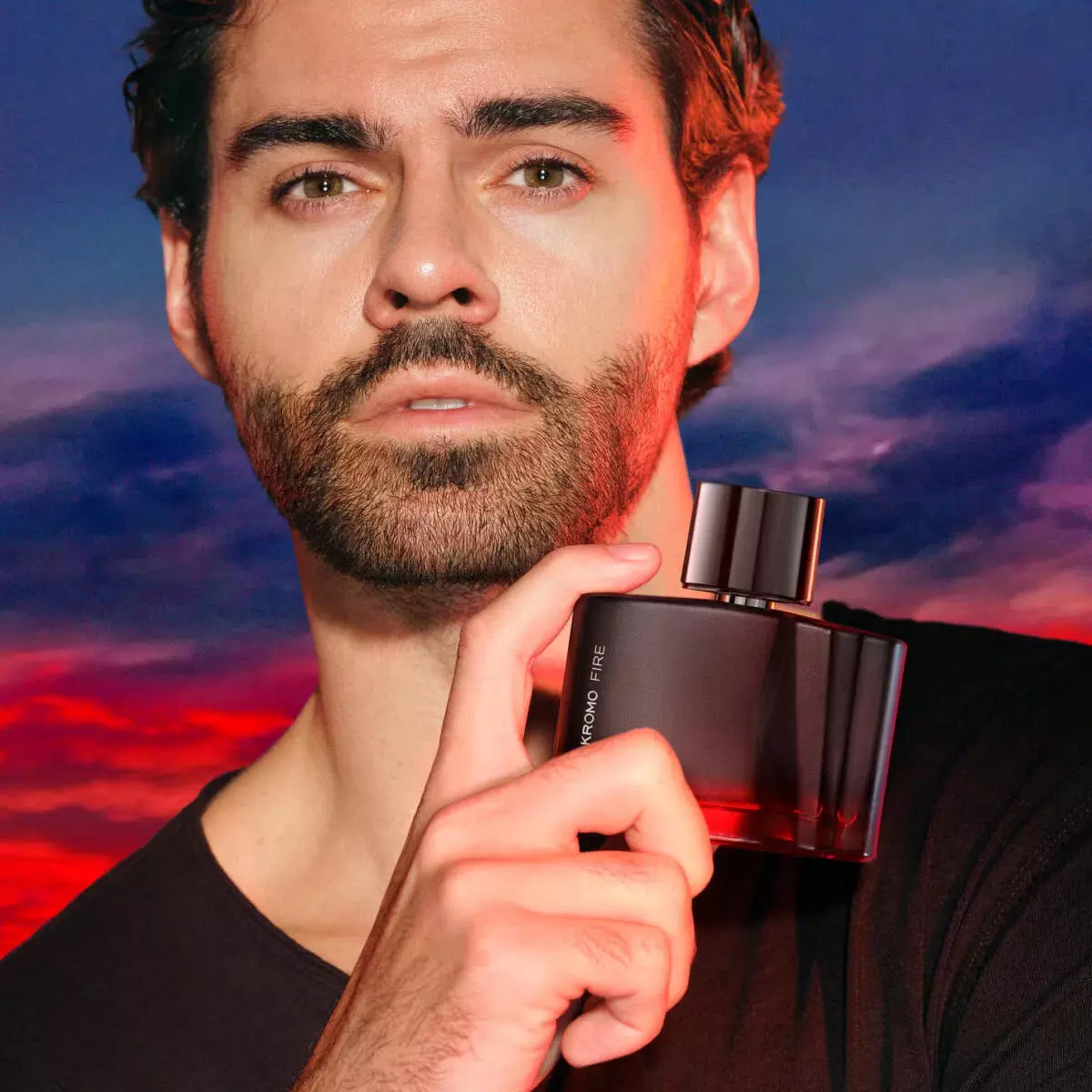 Ser Perfumes Masculinos Kromo Fire y Kromo Black 90 ml-7
