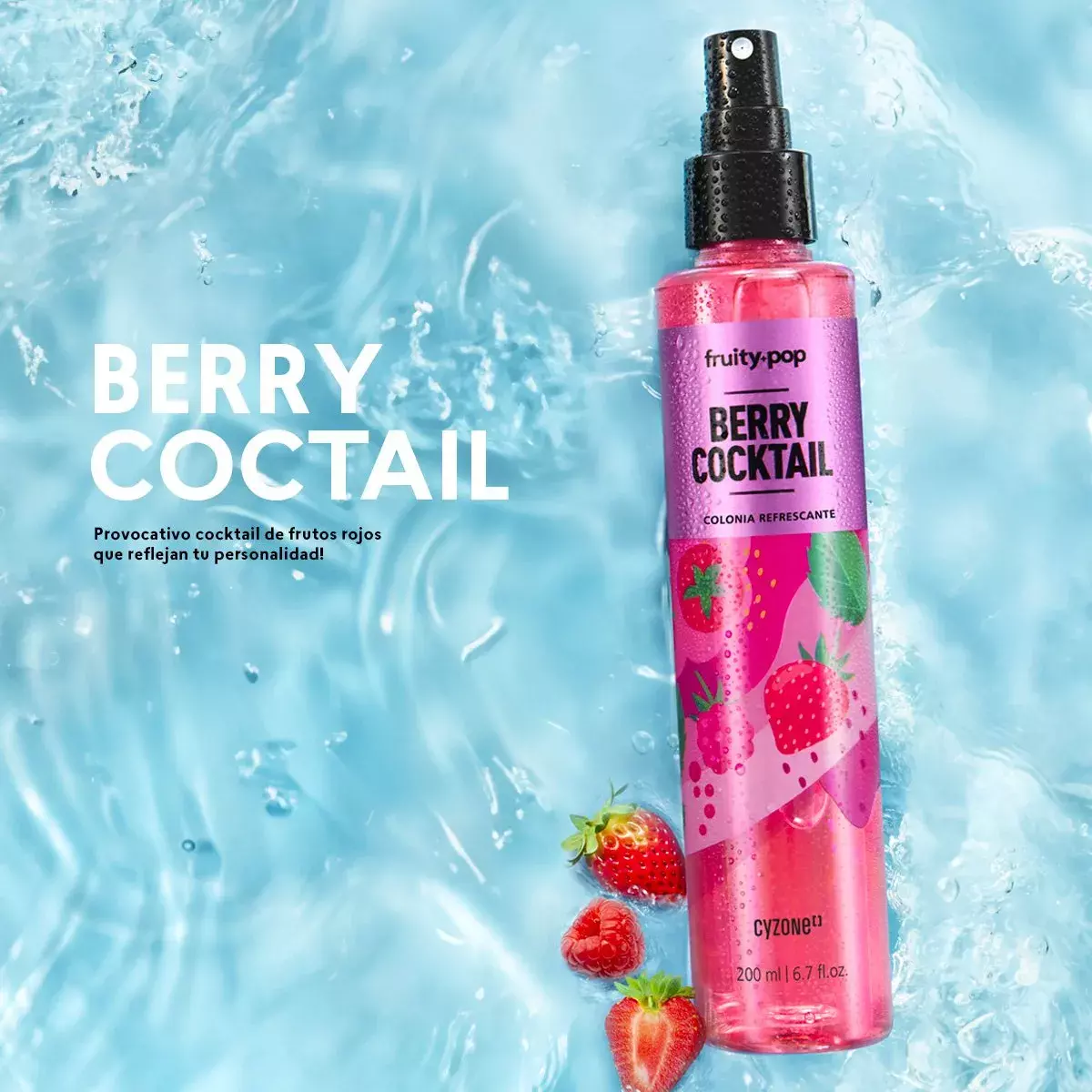 Colonia refrescante berry cocktail 200 ml-2