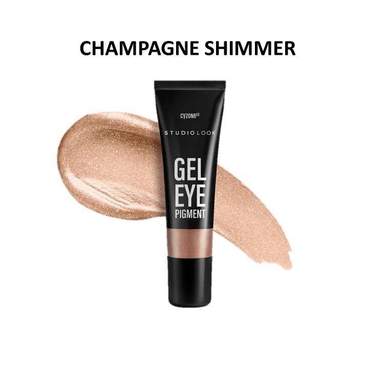 Sombra Líquida en Gel Eye Pigment Shimmer Studio Look-2