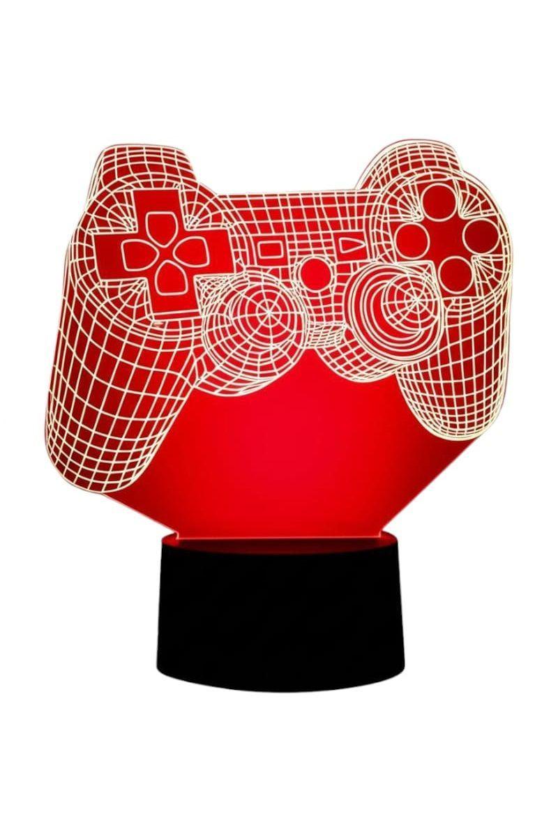 Lámpara Ilusión 3D Joystick 7 Colores-2