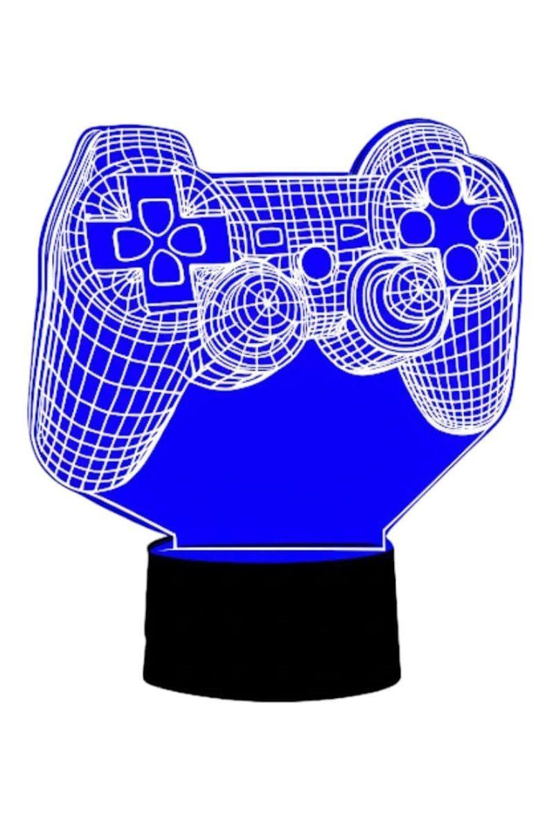 Lámpara Ilusión 3D Joystick 7 Colores-3