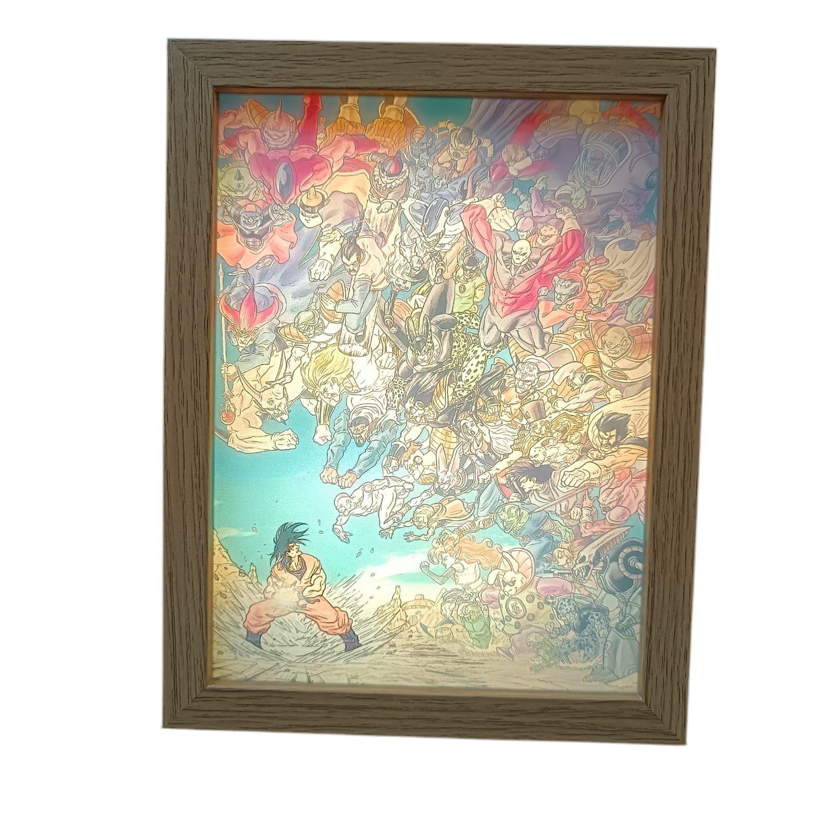 Cuadro Led de Dragon Ball 23x18cm-4