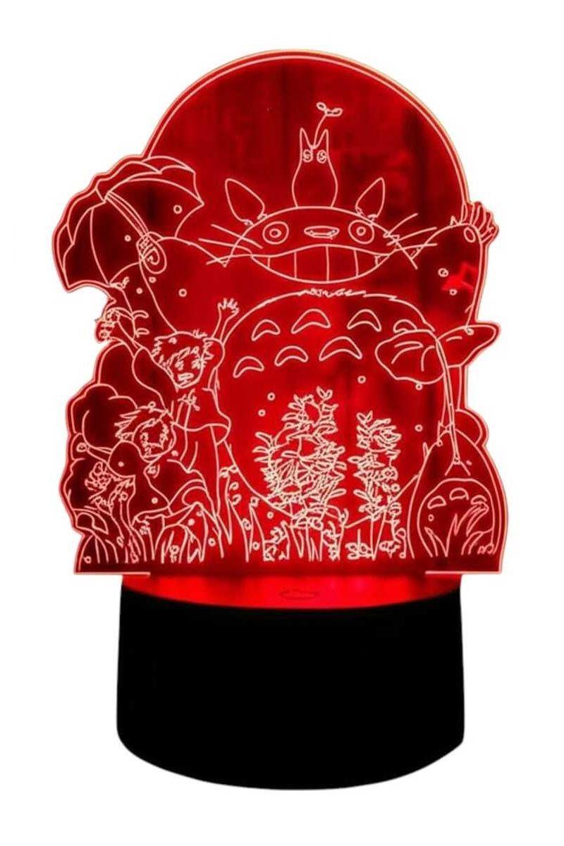 Lámpara Ilusión 3D Totoro II 7 Colores-3