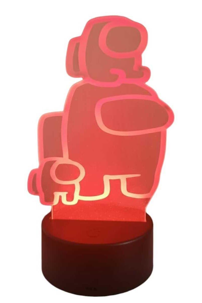 Lámpara Ilusión 3D Among Us 7 Colores-2