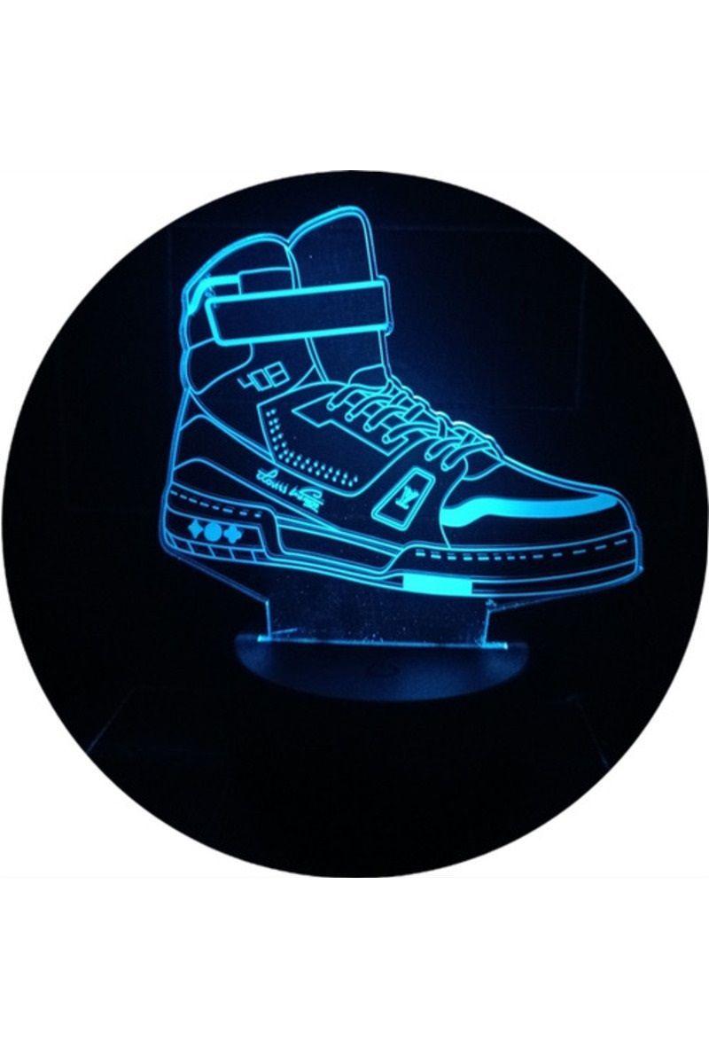 Lámpara Ilusión 3D Zapatilla 7 Colores-1