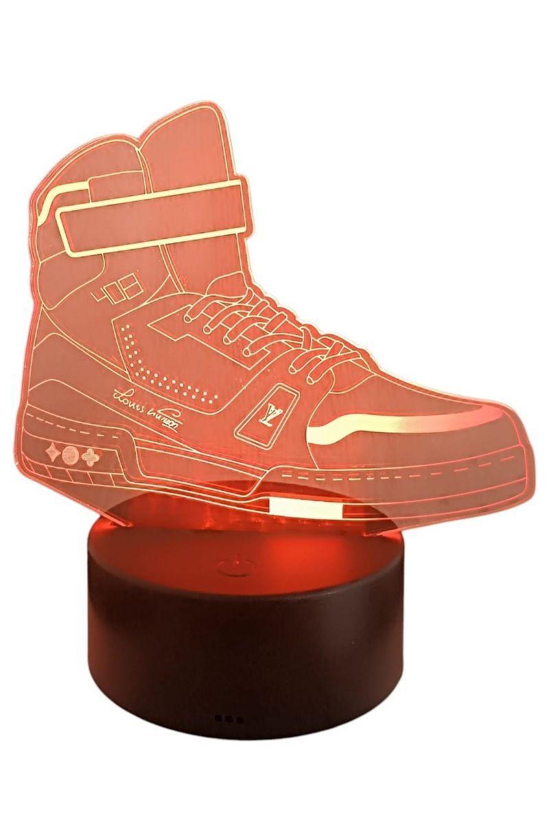 Lámpara Ilusión 3D Zapatilla 7 Colores-2