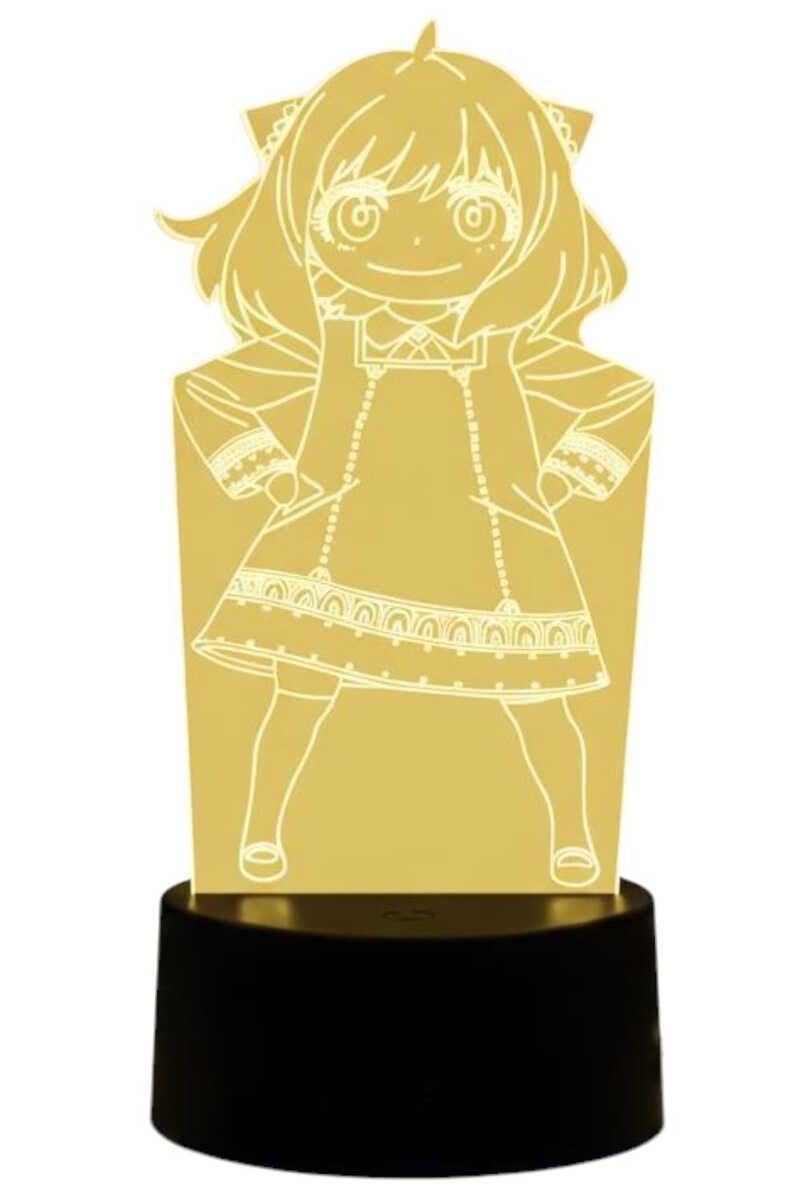 Lámpara Ilusión 3D Anya Spy X Family 7 Colores-2