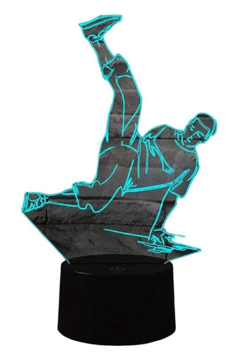 Lámpara Ilusión 3D Breakdance 7 Colores-2