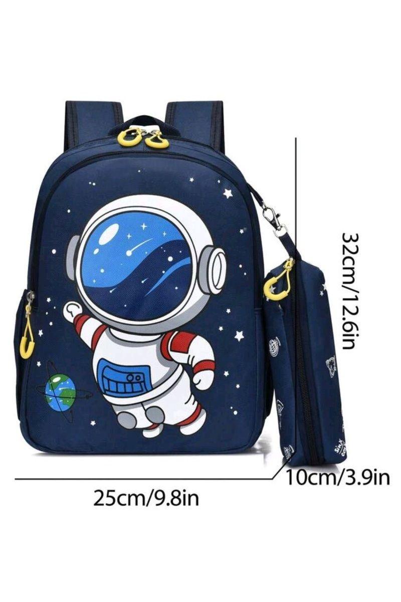 Mochila Escolar de Astronauta con Estuche-3