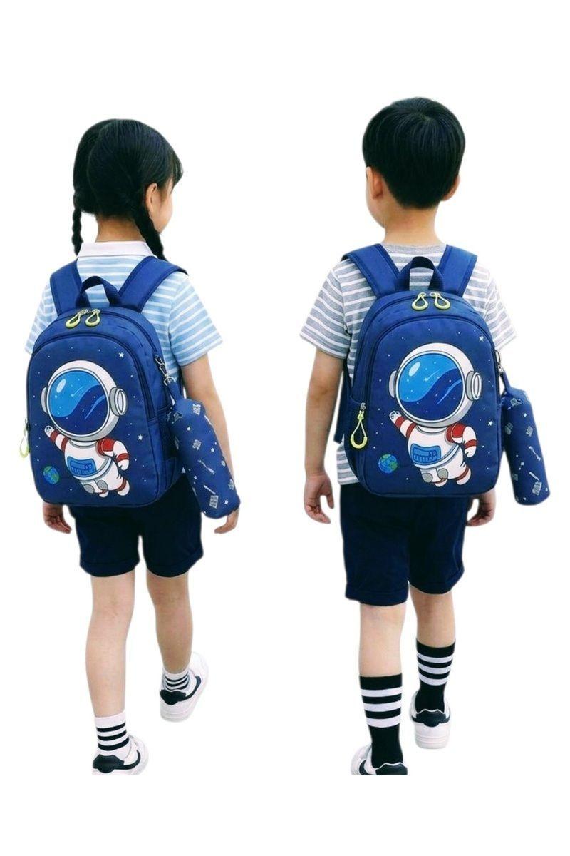Mochila Escolar de Astronauta con Estuche-4