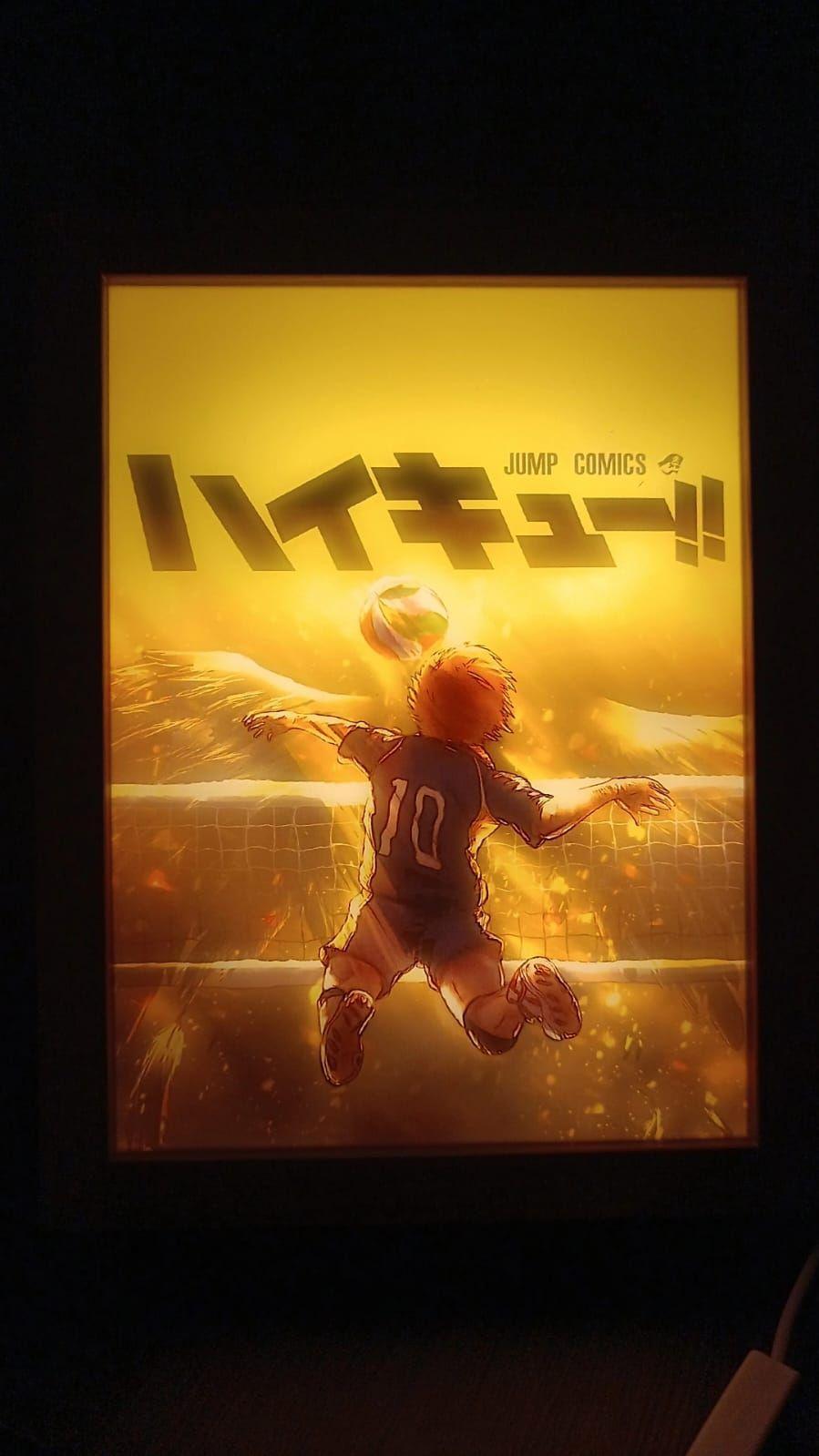 Cuadro Led de Haikyuu 23x18cm-2