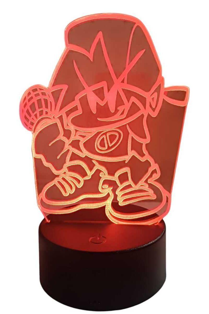 Lámpara Ilusión 3D Friday Night Funkin 7 Colores-3