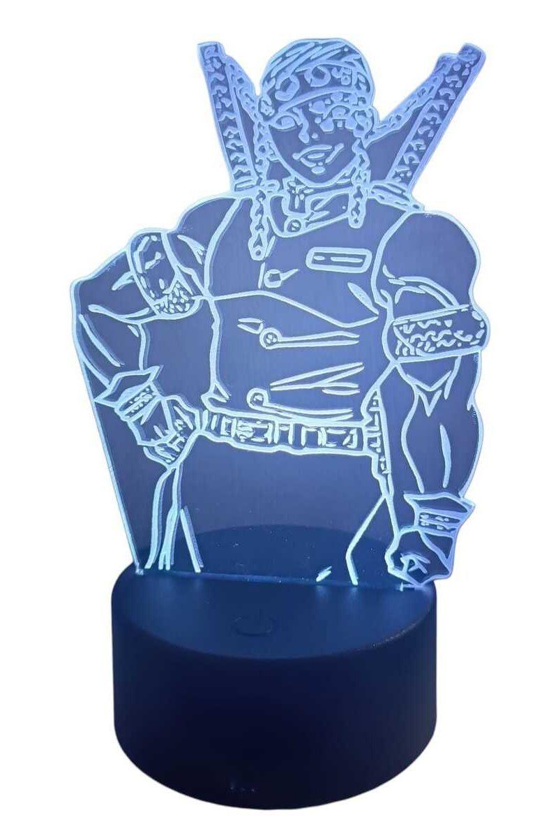 Lámpara Ilusión 3D Usui 7 Colores-2