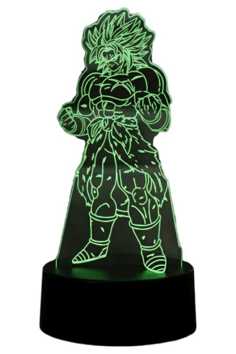 Lámpara Ilusión 3D Broly 7 Colores-2