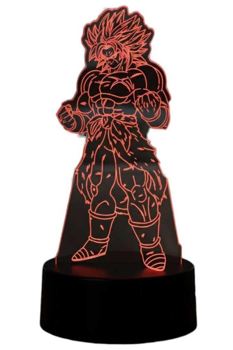 Lámpara Ilusión 3D Broly 7 Colores-3