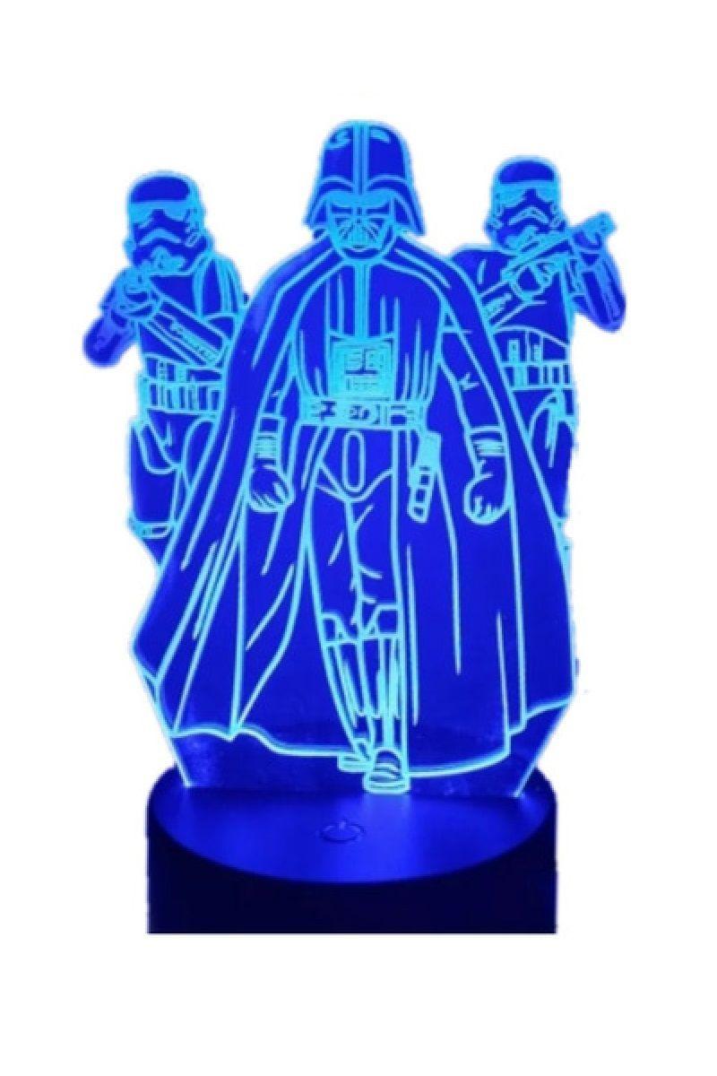 Lámpara Ilusión 3D Star Wars 7 Colores-0