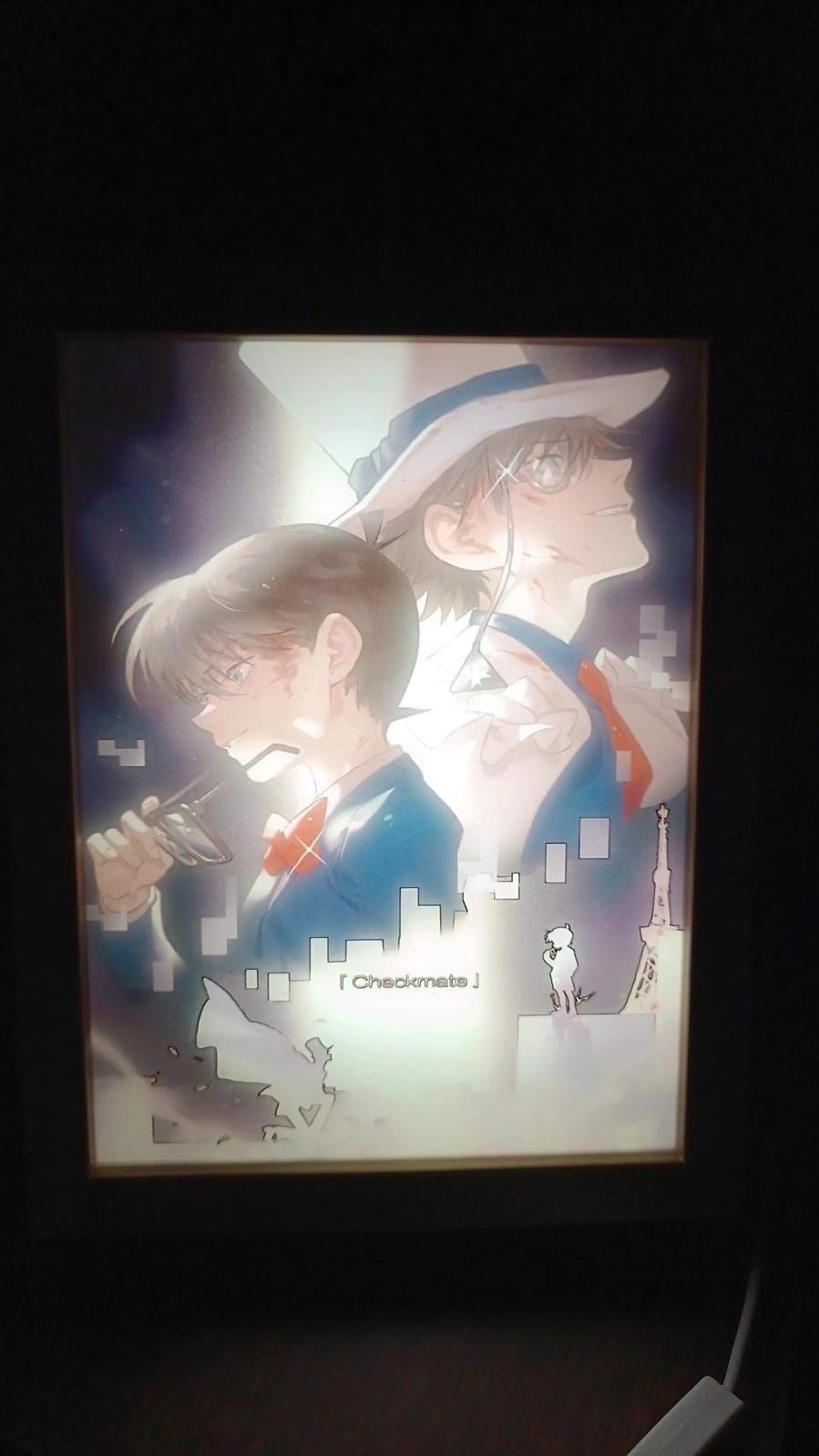 Cuadro Led de Conan y Magic Kaito 23x18cm-3