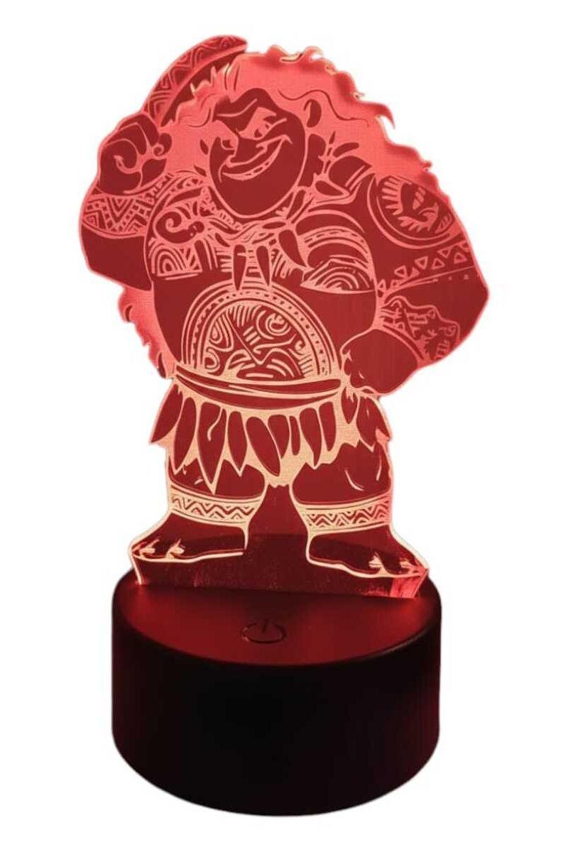 Lámpara Ilusión 3D Maui 7 Colores-2