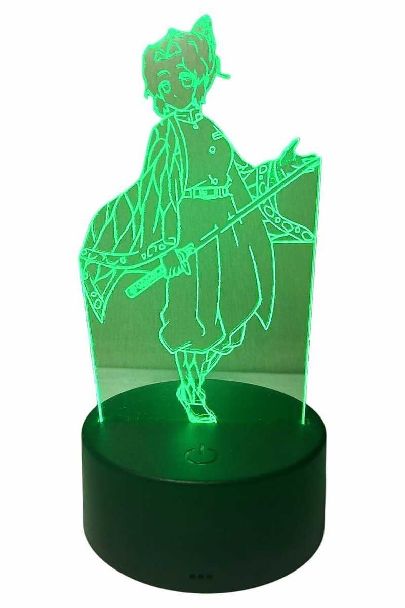 Lámpara Ilusión 3D Demon Slayer Kocho 7 Colores-3