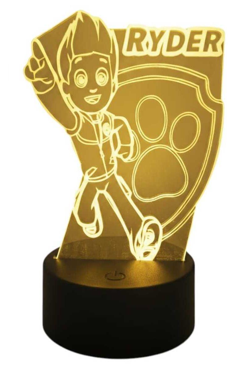 Lámpara Ilusión 3D Ryder 7 Colores-2