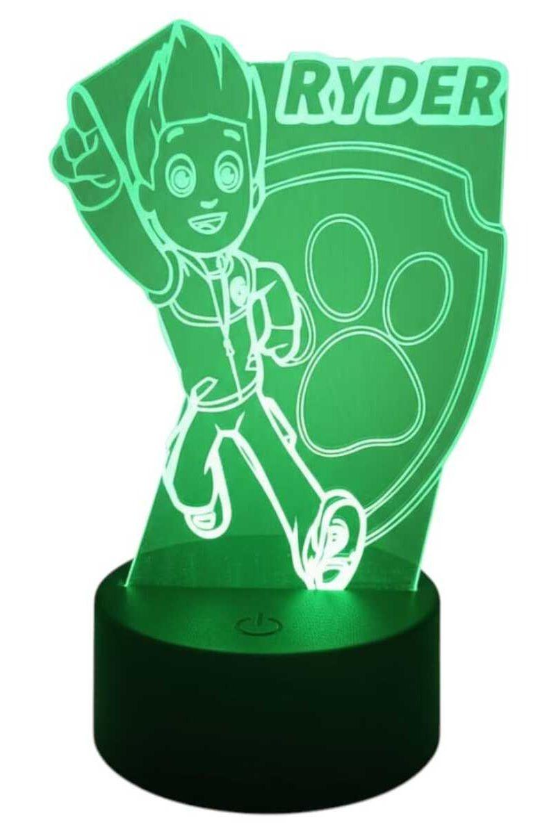 Lámpara Ilusión 3D Ryder 7 Colores-3