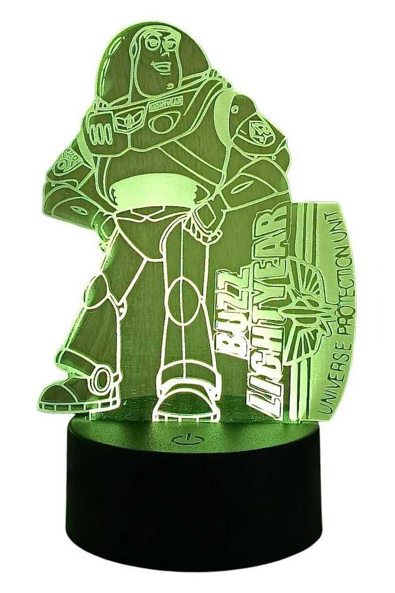 Lámpara Ilusión 3D Buzz Lightyear 7 Colores-2