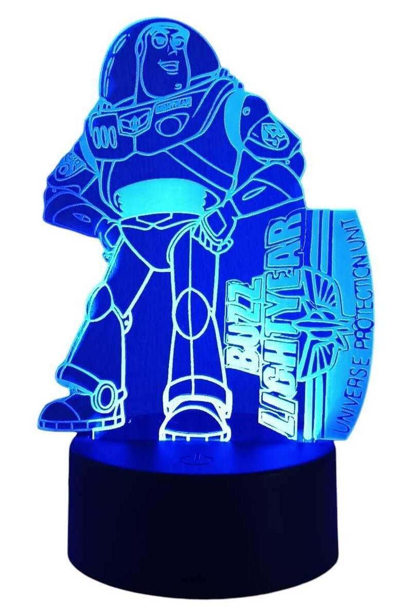 Lámpara Ilusión 3D Buzz Lightyear 7 Colores-3