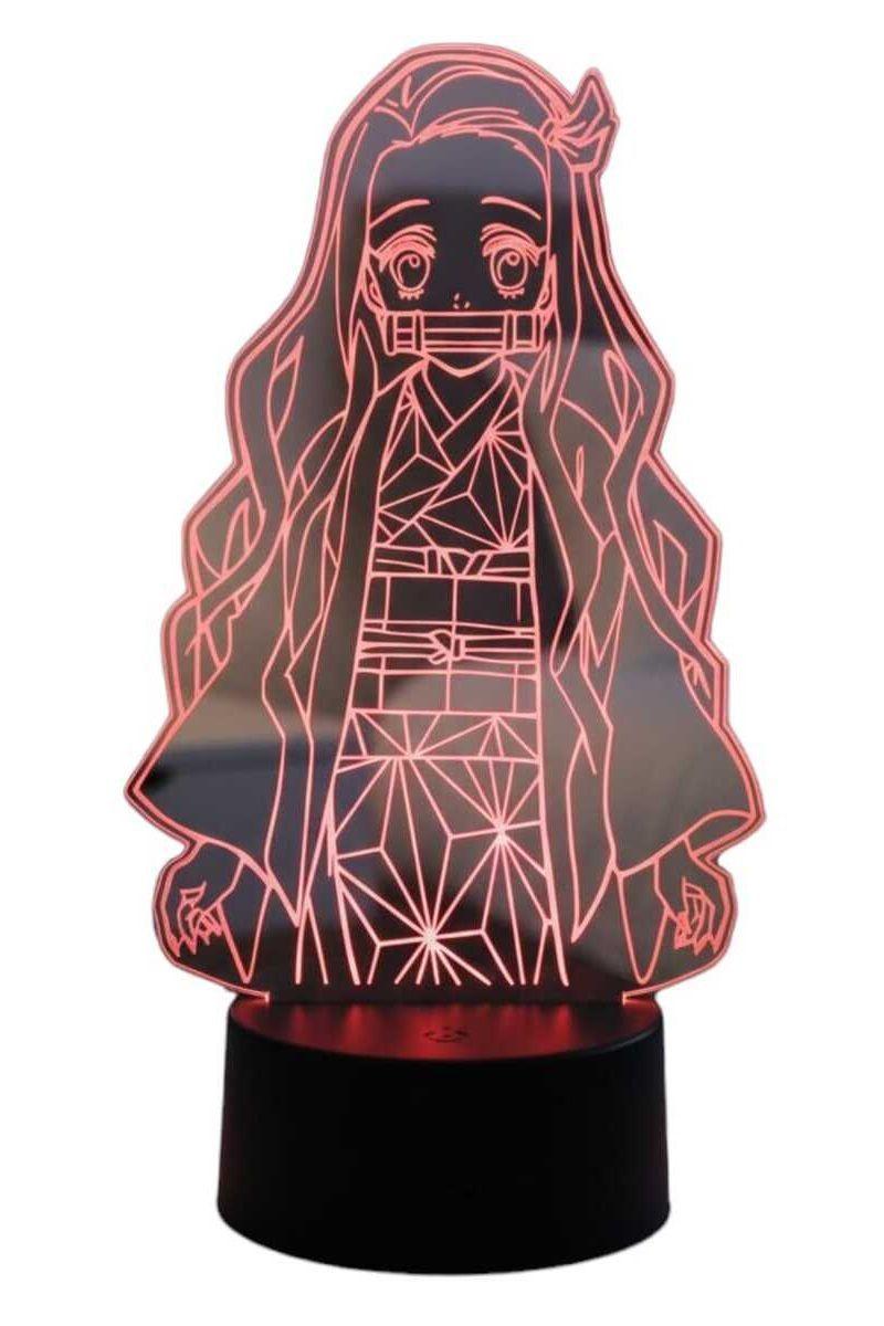 Lámpara Ilusión 3D Nezuko 7 Colores-2