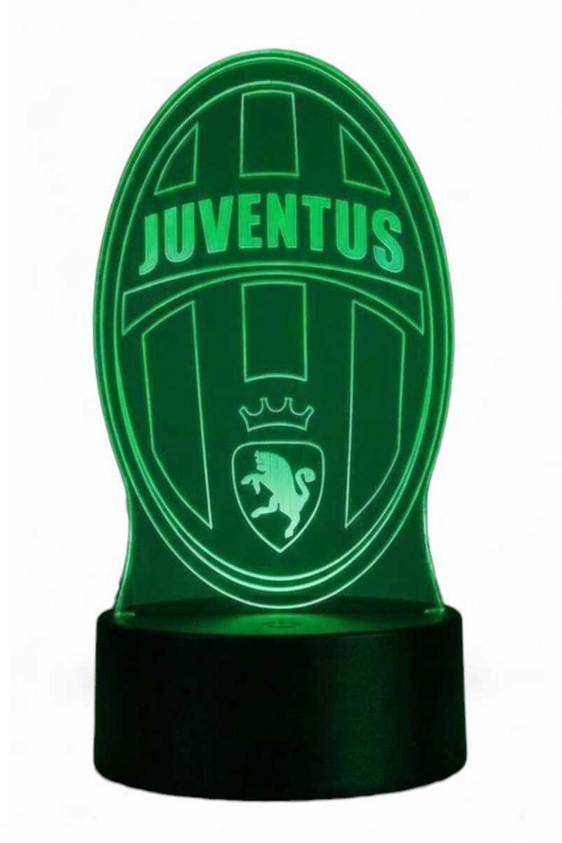Lámpara Ilusión 3D Juventus 7 Colores-2