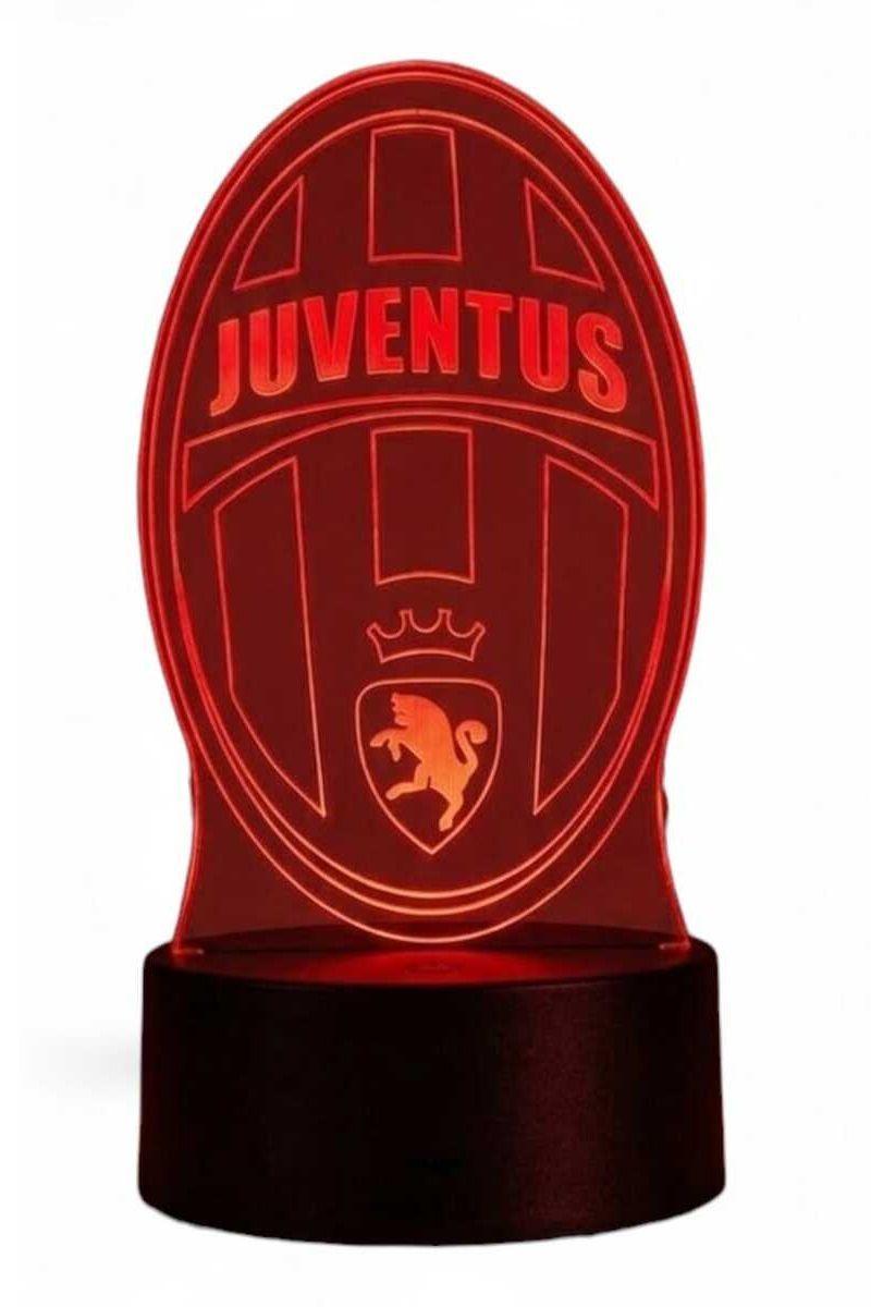 Lámpara Ilusión 3D Juventus 7 Colores-3