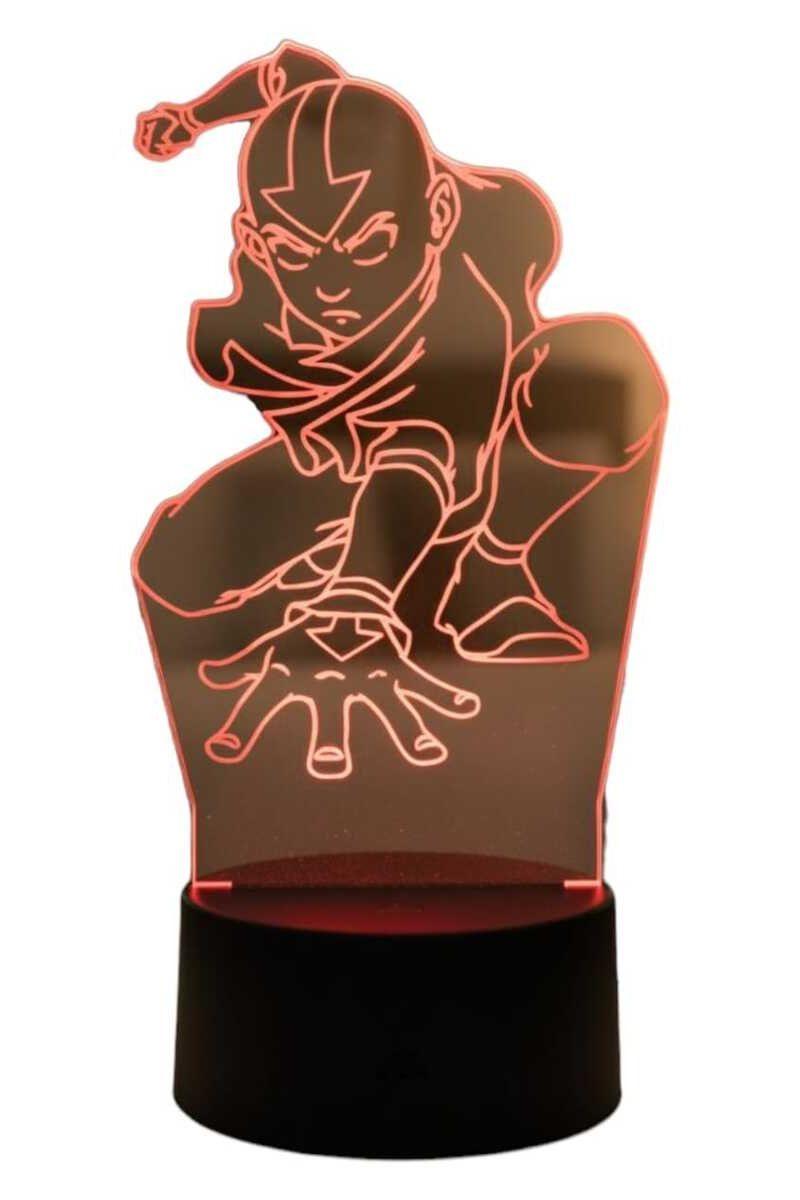 Lámpara Ilusión 3D Aang 7 Colores-2