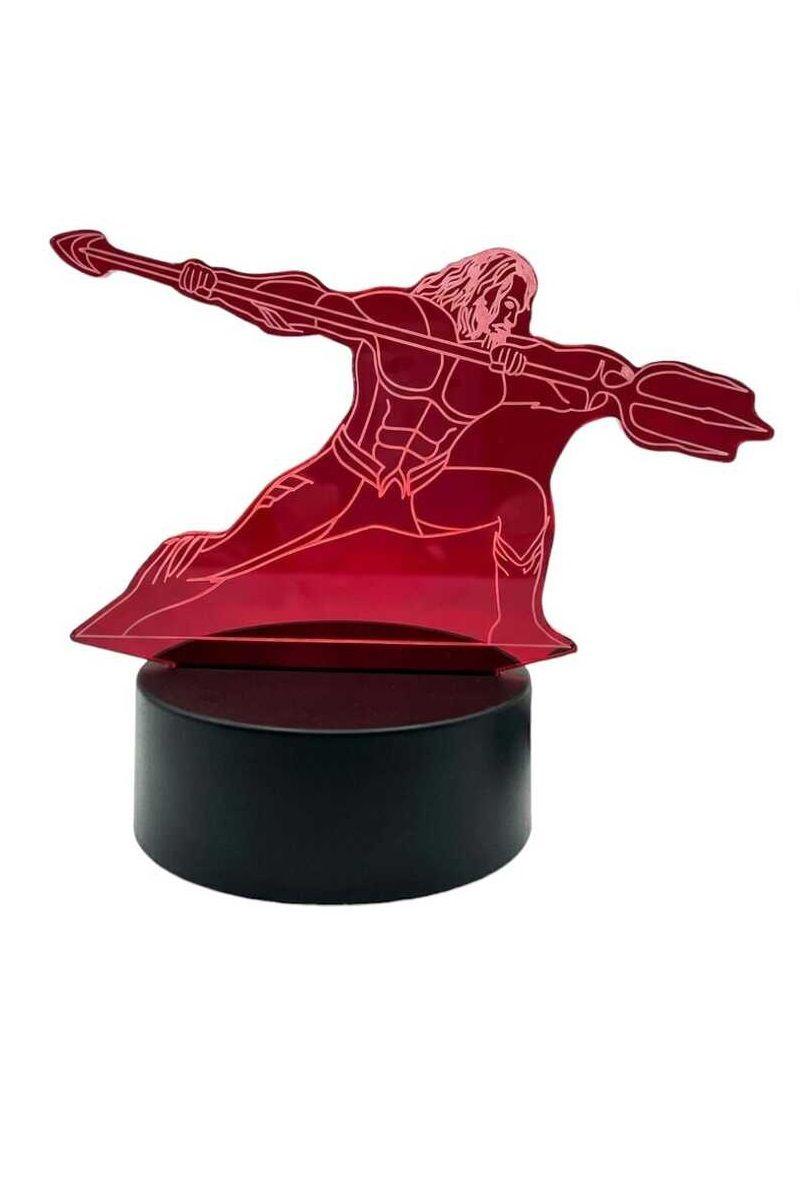 Lámpara Ilusión 3D Aquaman 7 Colores-2