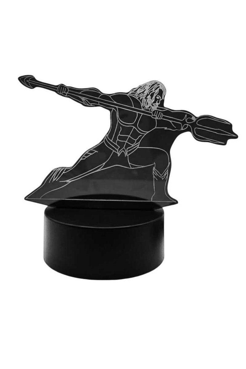 Lámpara Ilusión 3D Aquaman 7 Colores-3